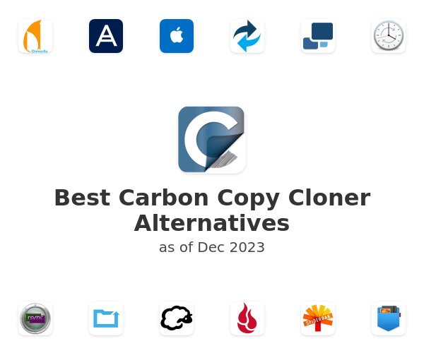 Best Carbon Copy Cloner Alternatives