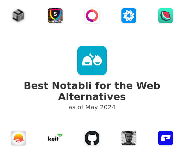 Best Notabli for the Web Alternatives