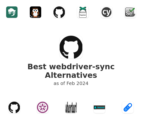 Best webdriver-sync Alternatives