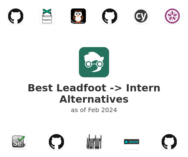 Best Leadfoot -> Intern Alternatives