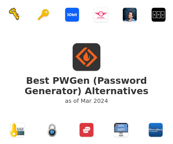 Best PWGen (Password Generator) Alternatives
