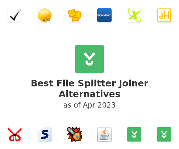 Best File Splitter Joiner Alternatives