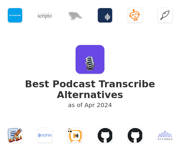 Best Podcast Transcribe Alternatives