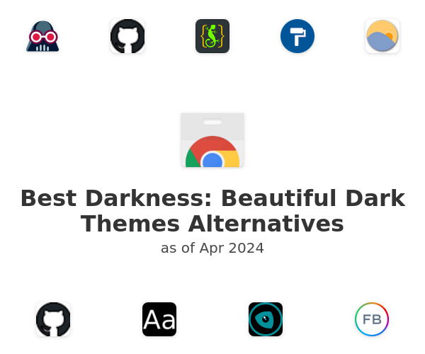 Best Darkness: Beautiful Dark Themes Alternatives