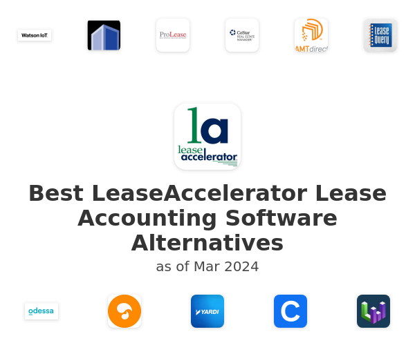 Best LeaseAccelerator Lease Accounting Software Alternatives