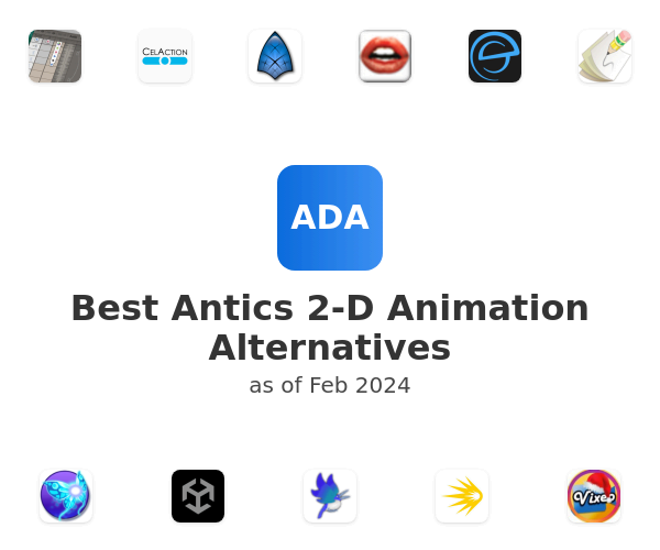 Antics 2-D Animation Alternatives in 2023 - community voted on SaaSHub