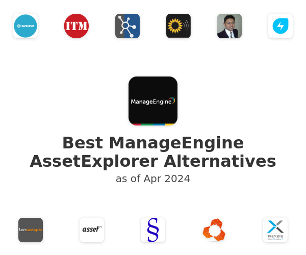 Best ManageEngine AssetExplorer Alternatives