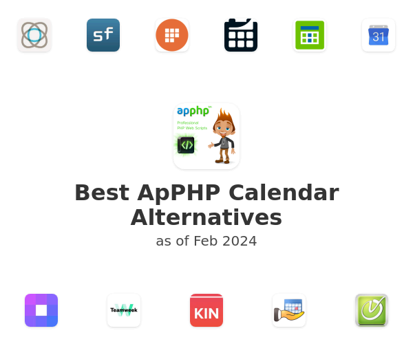 Best ApPHP Calendar Alternatives