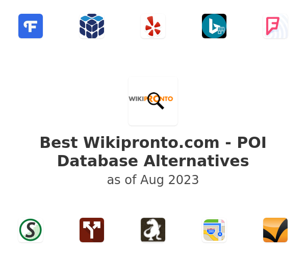 Best Wikipronto.com - POI Database Alternatives