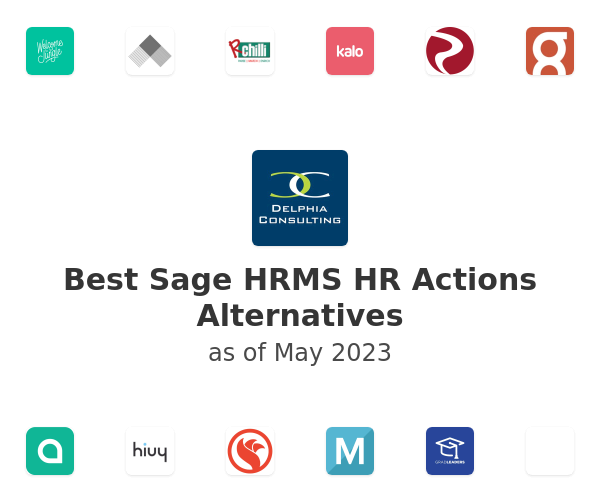 Best Sage HRMS HR Actions Alternatives