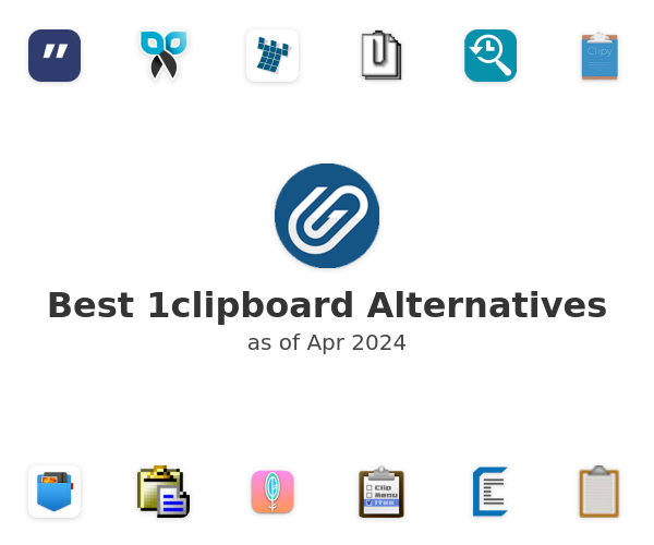 Best 1clipboard Alternatives