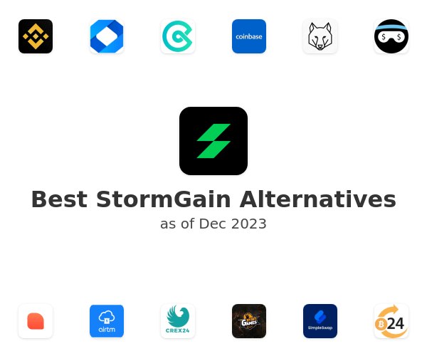 Best StormGain Alternatives