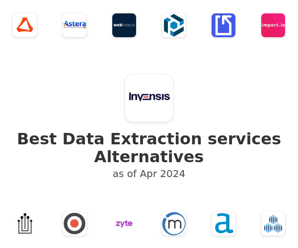 Best Data Extraction services Alternatives