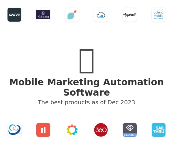 Mobile Marketing Automation Software