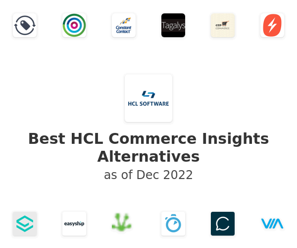 Best HCL Commerce Insights Alternatives