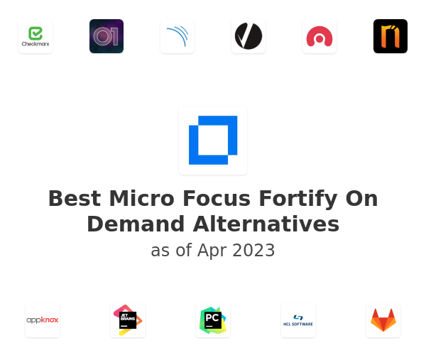 Best Micro Focus Fortify On Demand Alternatives