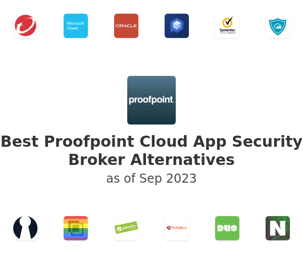 Best Proofpoint Cloud App Security Broker Alternatives