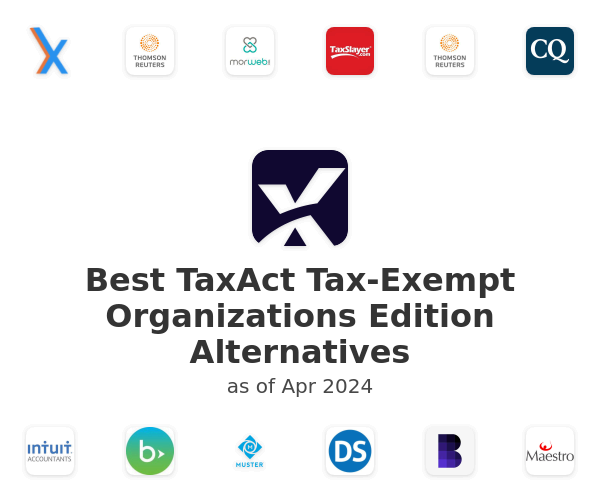Best TaxAct Tax-Exempt Organizations Edition Alternatives