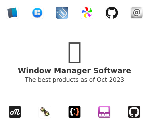 Window Manager Software