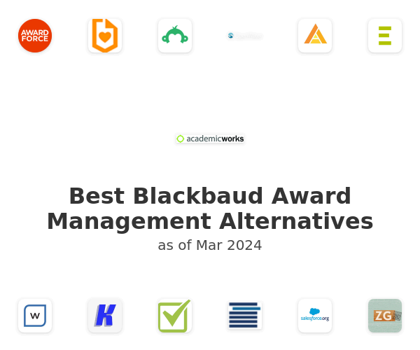 Best Blackbaud Award Management Alternatives