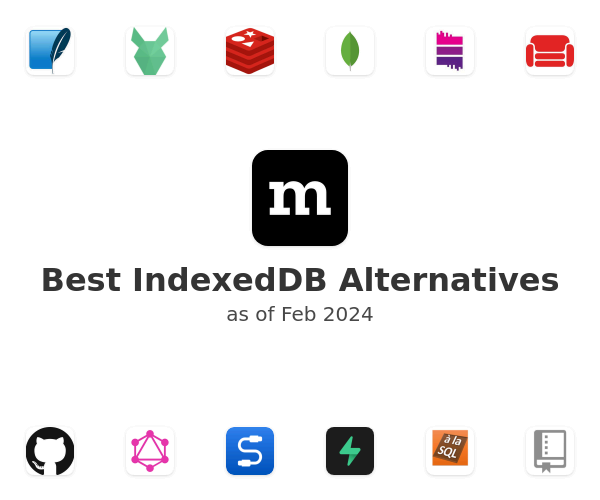 Best IndexedDB Alternatives