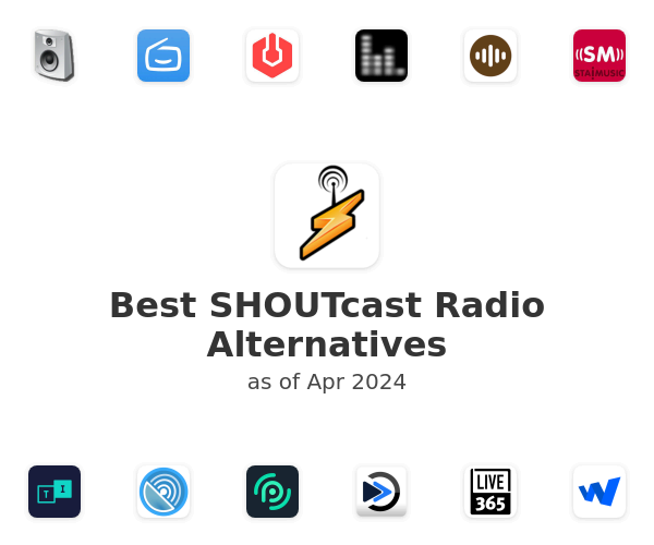 Best SHOUTcast Radio Alternatives