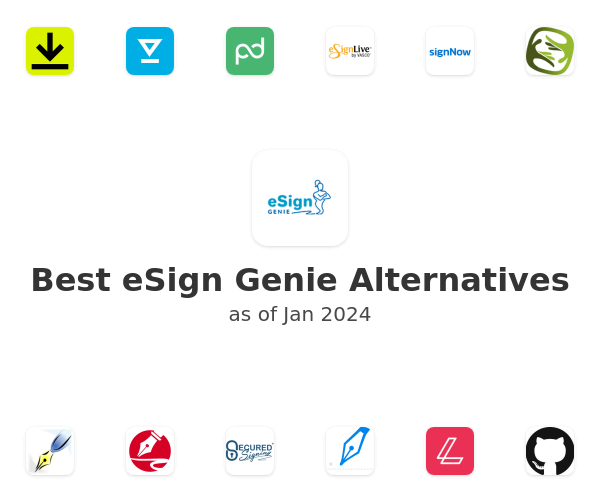 Best eSign Genie Alternatives
