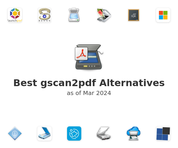 Best gscan2pdf Alternatives