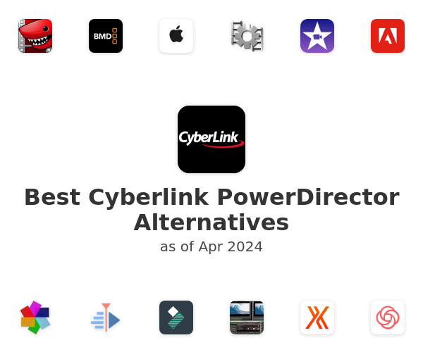 Best Cyberlink PowerDirector Alternatives