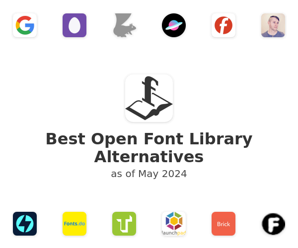 Best Open Font Library Alternatives