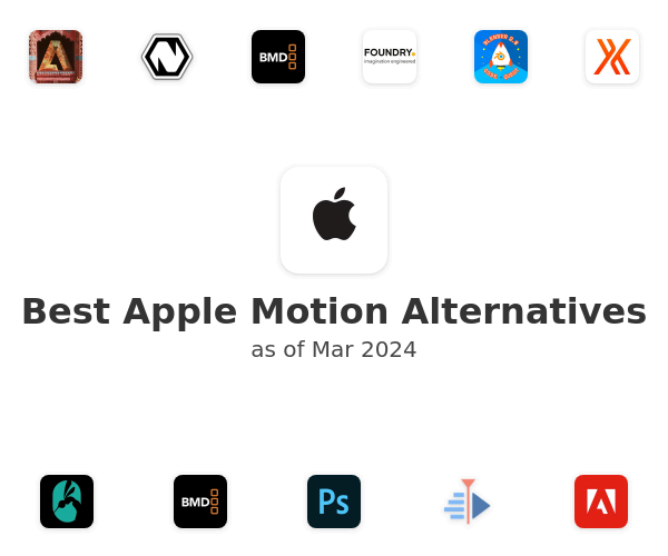 Best Apple Motion Alternatives