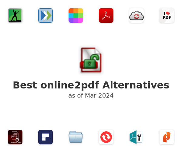 Best online2pdf.com Alternatives