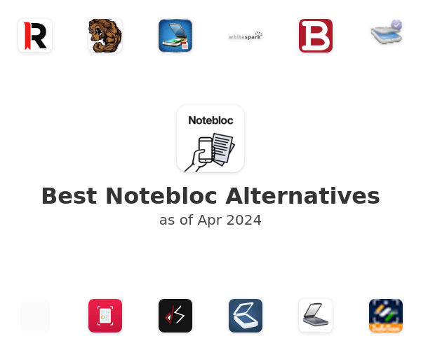 Best Notebloc Alternatives