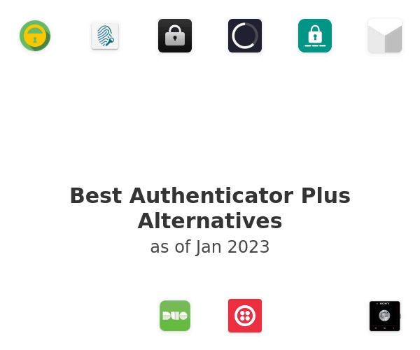 Best Authenticator Plus Alternatives