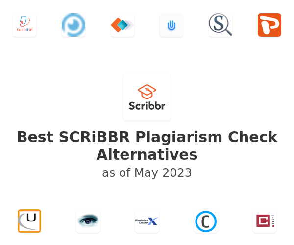 Best SCRiBBR Plagiarism Check Alternatives