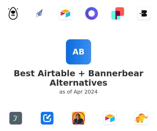 Best Airtable + Bannerbear Alternatives