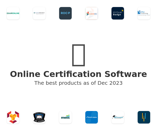 Online Certification Software
