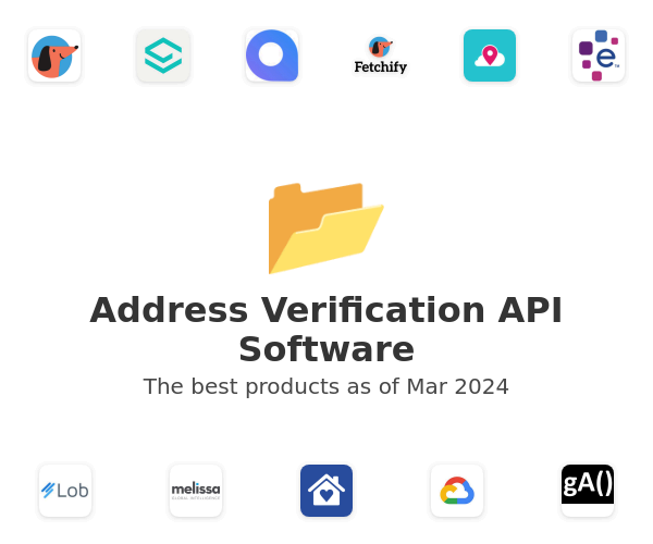 Address Verification API Software