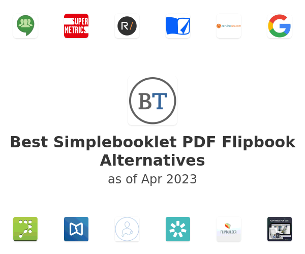 Best Simplebooklet PDF Flipbook Alternatives