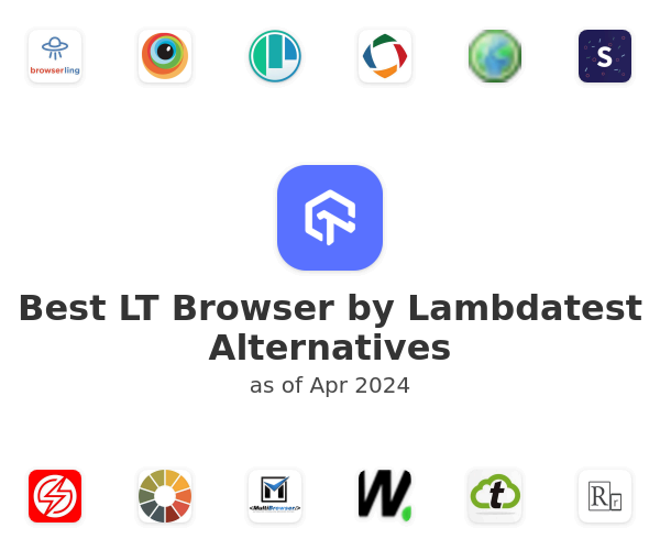 Best LT Browser by Lambdatest Alternatives