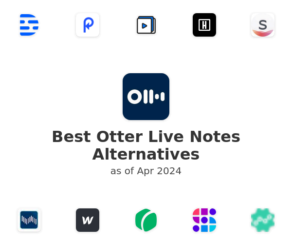 Best Otter Live Notes Alternatives