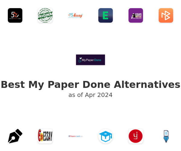 Best My Paper Done Alternatives