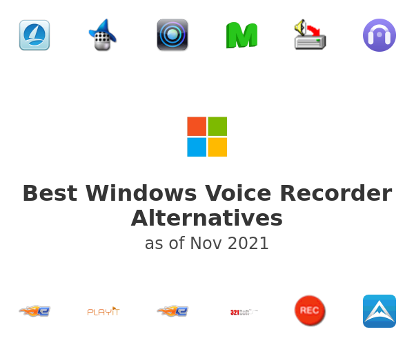 Best Windows Voice Recorder Alternatives