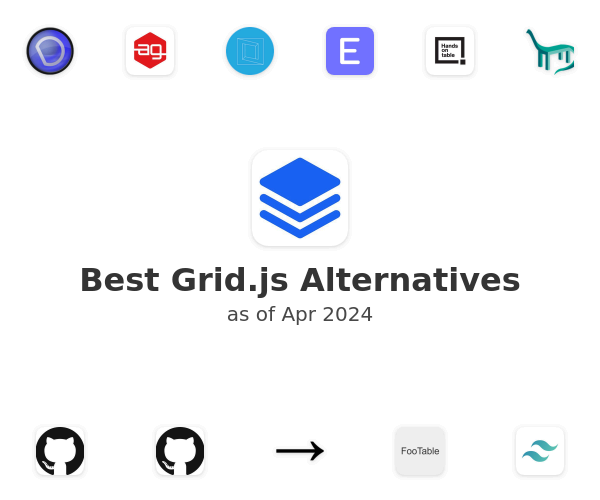 Best Grid.js Alternatives