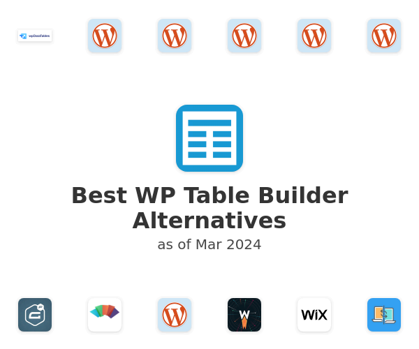 Best WP Table Builder Alternatives
