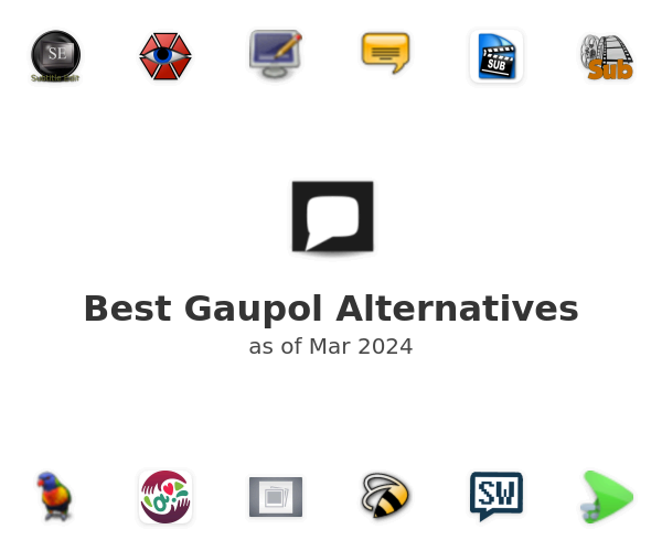 Best Gaupol Alternatives