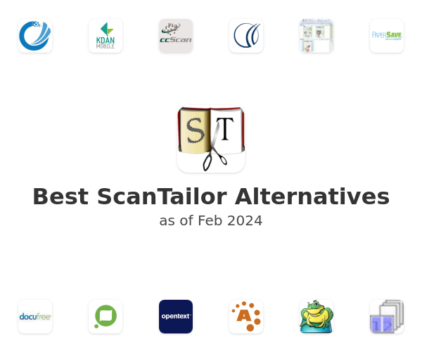 Best ScanTailor Alternatives
