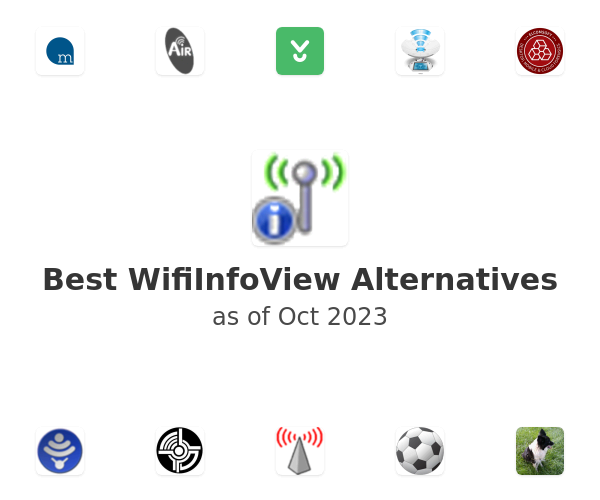 Best WifiInfoView Alternatives