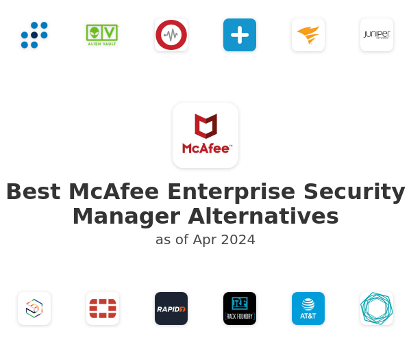 Best McAfee Enterprise Security Manager Alternatives