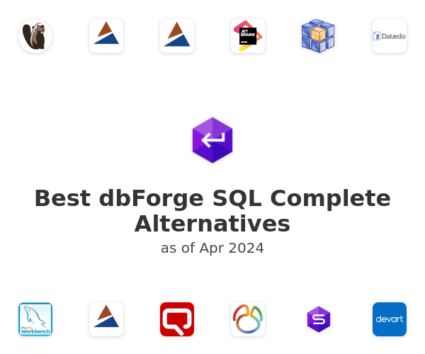 Best dbForge SQL Complete Alternatives